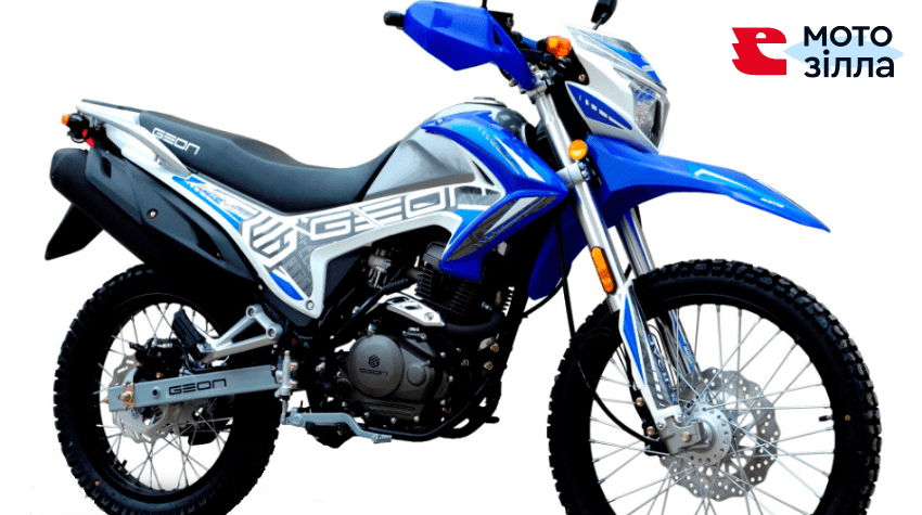 Мотоцикл Geon голубой